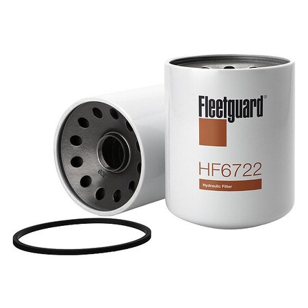 Fleetguard Hydraulic Filter, Spin-On, Cellulose HF6722