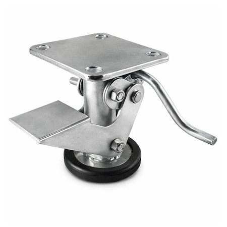 Hyw Products Floor Lock 4in with Non-Slip Rubber Foot FL-4040