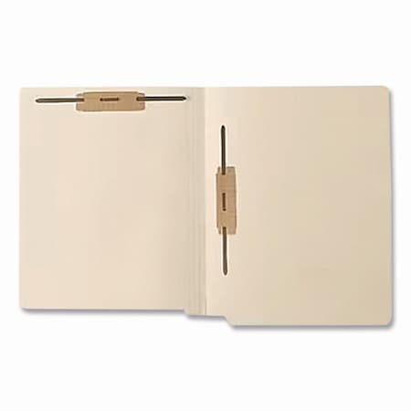 Medical Arts Press End Tab Folders, Vertical/Horizontal Fasteners, 0.75in Expansion, 2Fasteners, Letter, Manila, 250PK 52406B