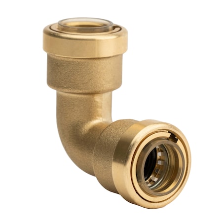 Quickfitting Elbow, Brass, Push-Fit3/4", Push-Fit3/4" HV-SE-0750