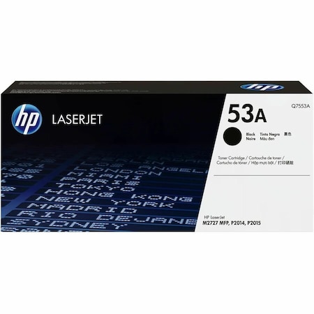 Hp Toner Cartridge, Black Q7553A