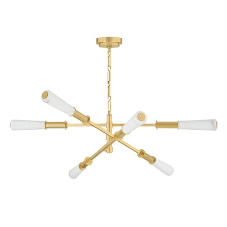 Corbett Lighting Dashiell 48 in. Chandelier Vintage Polished Brass 490-48-VPB