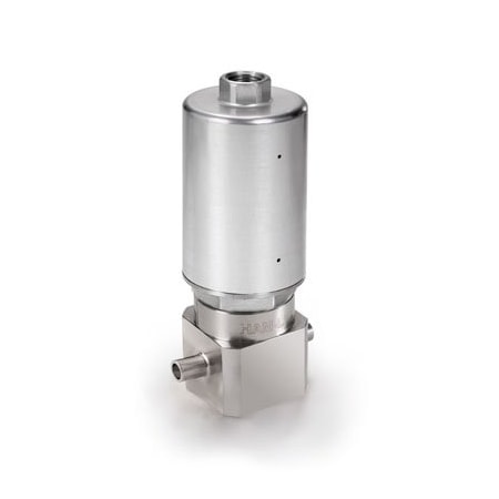 Ham-Let Actuated Valve, 2 Port UCV, 1/4 in, Short HM20-4VKC-BW4
