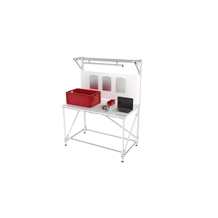 Trilogiq Workbench With Information Panel, Document Holder And Led. 20526-01