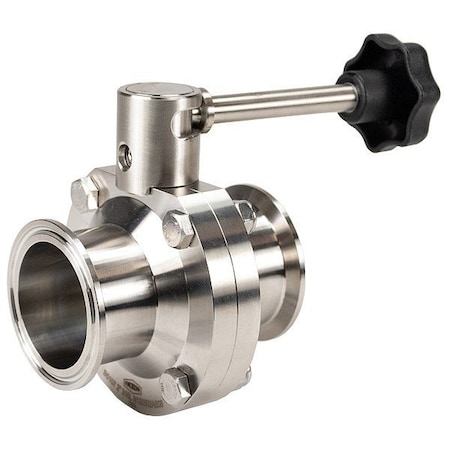 Dixon Butterfly Valve, 6.6 in L, 110 psi B5107E300CC-B
