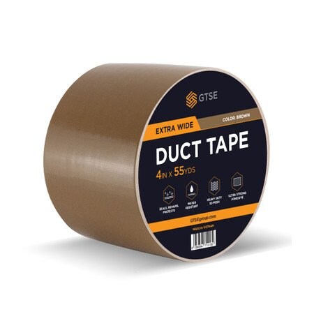 Gtse Brown Duct Tape - 4in x 164ft DUC-302-BRN