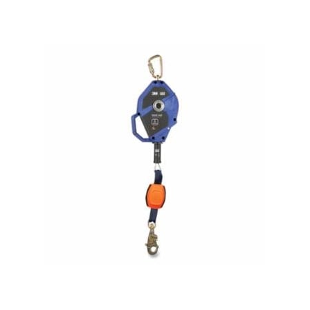 Dbi-Sala Smart Lock Self Retracting Lifeline, 30 ft L, Swivel Snap Hook, 420 lb, Galvanized Steel, Edge,  098-3503881