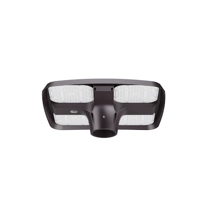 Beyond Led Technology PROFEN, LED Post Top Circular Garden Light, Adj Wt 80W-150W, 19500LM, Adj CCT 3K-4K-5K, Bronze 156721