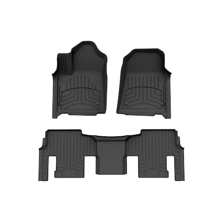 Weathertech Black, Front and Rear and Rear FloorLiner HP 441704-1-5-6IM