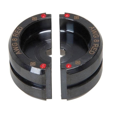 Greenlee Crimping Die, 8 AWG, Copper, 6 ton Capacity, 22 Series KC22-8
