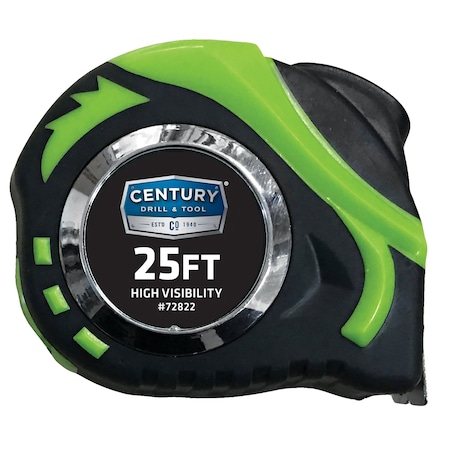 Century Drill & Tool High Visibility Tape Measure 72822