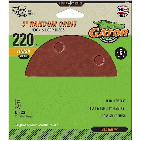 Ali GATOR 5 5-HOLE HLOOP 220, 5PK 3781