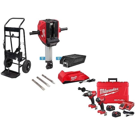 Milwaukee Tool MX FUEL Breaker Kit + M18 FUEL Combo Kit MXF368-1XC, 3696-22