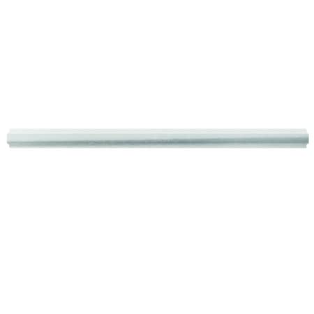 Apollo Tile Light Gray 1x12 Eastern Black Marble Polished Pencil Liner Tile Trim 0.67 sqft/case, 10PK APLMMR884PA