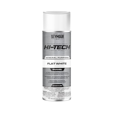Seymour Of Sycamore Hi Tech Enamel Spray Paint Flat White 16-134