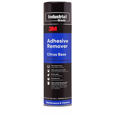 3M Citrus Based Adhesive Remover, 18.5 oz, Aerosol Can 49048