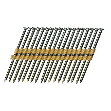 Pro-Fit Collated Framing Nail, 3 in L, 11 ga, Bright, Round Head, 21 Degrees 616171
