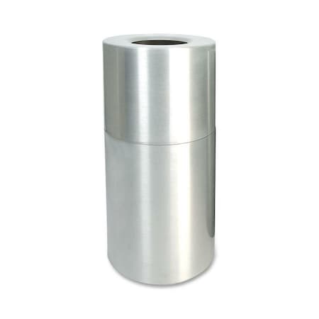 Witt Industries 35 Gallon Spun Aluminum Receptacle AL35-CLR