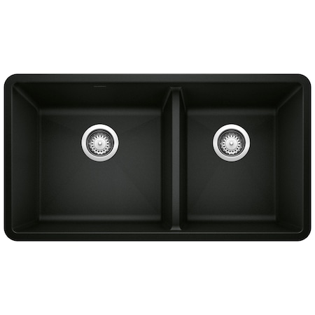 Blanco Precis 1-3/4 Bowl, Coal Black 442926