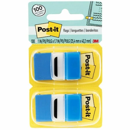 Post-It Flags 680-BE12, 1"x1.7"(25., PK4 680-BE12