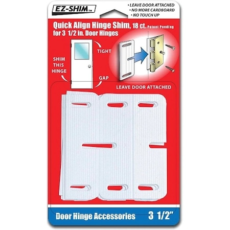 Ez Shim Hinge Shim, Plastic HS350BP