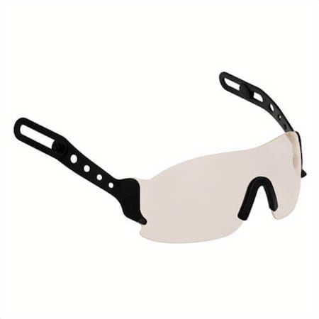 Bouton Optical Lens Safety Glasses, Anti-Fog, Indoor/Outdoor Lens, Frameless Frame, Black, 1 pc 250-EVS-0002