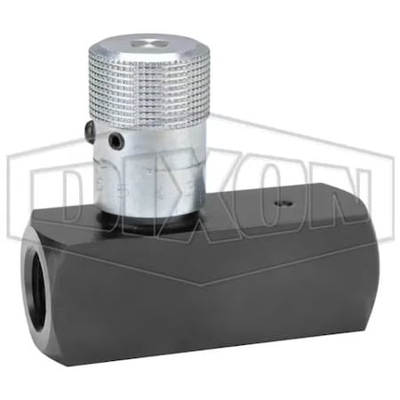 Dixon F Series Flow Control Valve, 1/2 in FNPT Nominal, 5000 psi Pressure, Steel Body SFC800