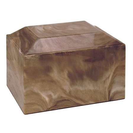 Fasttrack2Fitness Cultured Marble Cremation Atlantis Adult Urn, Topaz FA2155098