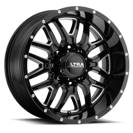 Ultra WHEELS 22 Inch Diameter x 12 Inch Width 8 x 1651 Millimeter 8 x 650 Inch Bolt Pattern 203-2281BM44