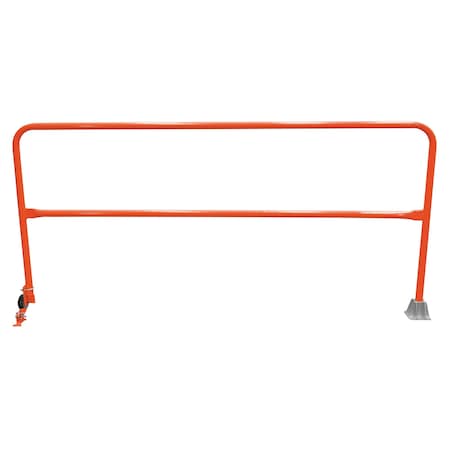 Vestil Steel Dock Safety Swing Gate 8 Ft. Length Orange SSG-8-OR