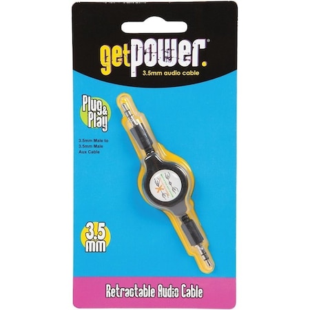 Getpower Audio Cable GP-RETR-AUX-BLK