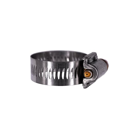 Auveco Hose Clamp Size #16, 3/4in - 1 1/2in Partial Stainless Steel, 10PK 18482