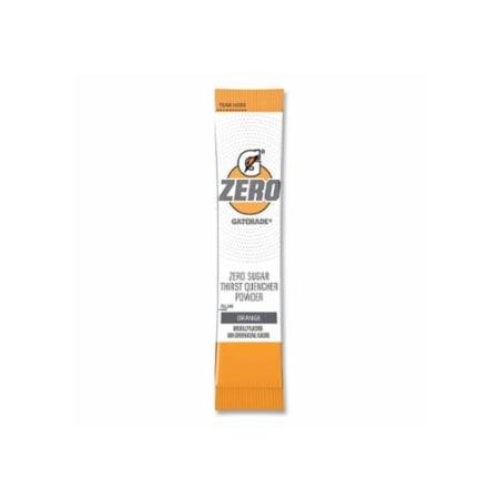 Gatorade Zero G Zero Powder Stick, 0.10 oz Volume, 16.9 oz Yield, Orange, 120PK 308-04490
