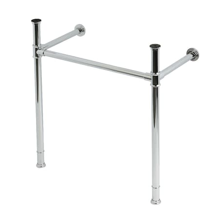 Kingston Brass Stainless Steel Console Sink Legs, Polished Chrome VPB34281
