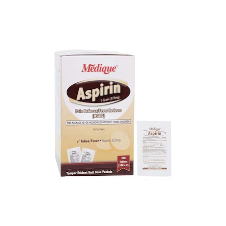 Medique Aspirin NSAID Tablets, 200PK 47682061647