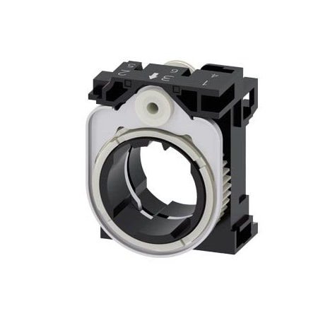 Siemens holder, 3-way, plastic, Z=minimum ordering quantity 1 or a 3SU1500-0AA10-0AA0-ZX01