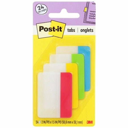 Post-It Flag, Postit, 2"X1.5", Assorted, PK24 686-ALYR