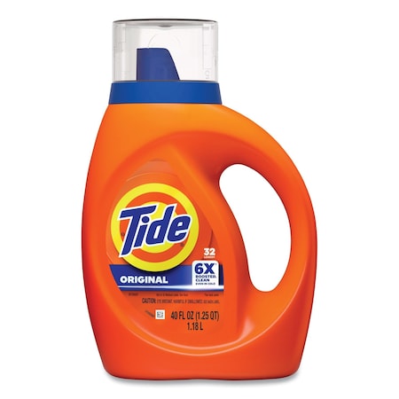 Tide HE Liquid Laundry Detergent, 32 Loads, 42 oz Bottle, PK6 40213