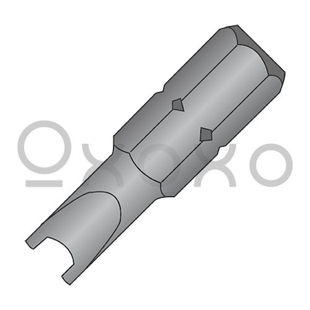 Oxoxo 6X1X1/4 Spanner Security Insert Bit, 25PK 644088