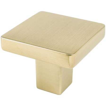 Berenson 1.125 in. Contemporary Advantage One Square Knob, Champagne BE0952 10CZ