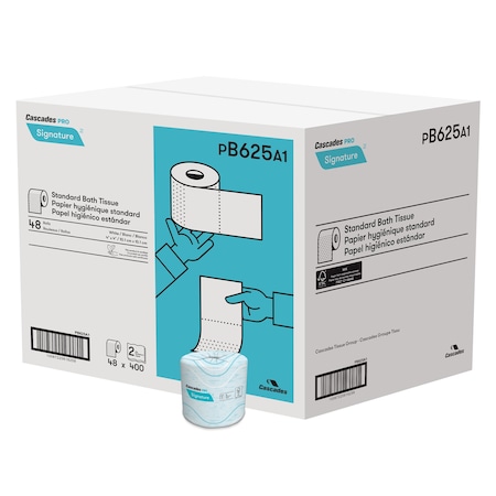 Cascades Pro Signature Standard Bath Tissue Whi, PK48 B625