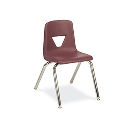 Virco 2000 Series 16" Classroom Chair, 3rd - 4th Grade with Nylon Glides - Black Seat 2016