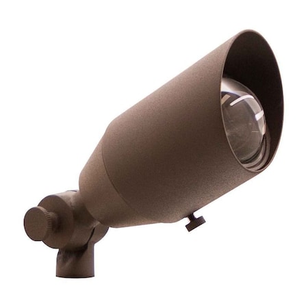 Westgate SOLID BRASS LANDSCAPE UPLIGHT 5W, 12V AC/DC, IP65,300LM, 3000K, 90 Deg-10 Deg ADJ, BRONZED SOLD BRASS LFLD-5W-30K-BZB