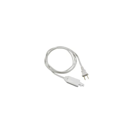 Master Electrician Extension Cord, 16/2 SPT-2, White, Polarized Cube Tap, 6-Ft. 09411ME