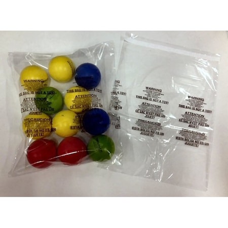 Bubblefast 400 ct 1.5 mil SS Suffocation Warning Bags-Medium, 400PK SSS-400 Medium