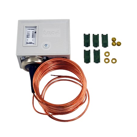 Schneider Electric Freezestat, 34-60 Deg F, 20 ft. Capilliary TC-5241