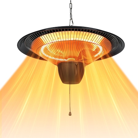 Edendirect 1500 -Watt Infrared Wall mount Indoor Electric Space Heater with Thermostat with Remote ZR-WPH-15D