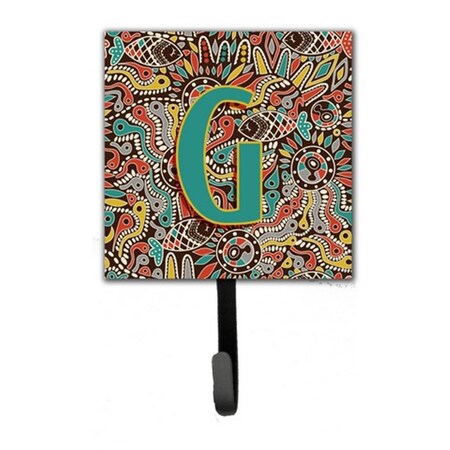Carolines Treasures Letter G Retro Tribal Alphabet Initial Leash and Key Holder CJ2013-GSH4