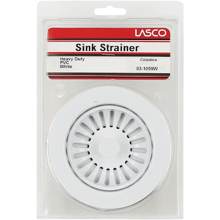 Westlake Pipe & Fittings 3-1/2'' Hvy Dty Basket Strainer Assembly Wht 03-1059W