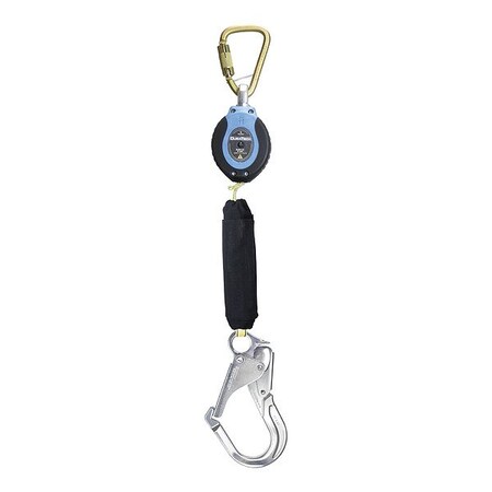 Duratech Not Applicable Self-Retracting Lifeline, 9 ft. Length, Carabiner, Steel, 1 Leg(s) 82909SC5